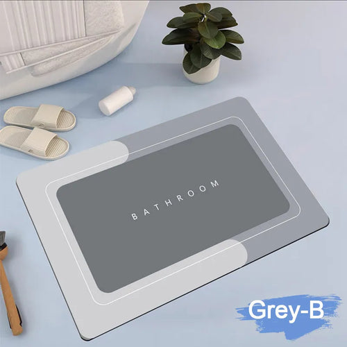 Super Absorbent Non-slip Bathroom Mat Toilet Anti-skid Bathtub Foot