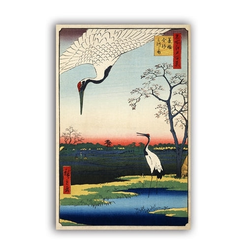 Japanese Traditional Landscape Poster Canvas Art
