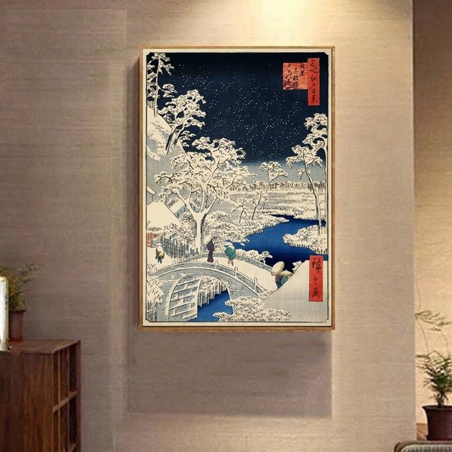 Japanese Traditional Landscape Poster Canvas Art