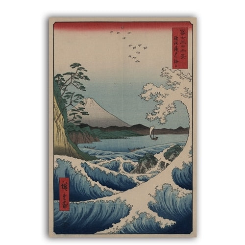 Japanese Traditional Landscape Poster Canvas Art