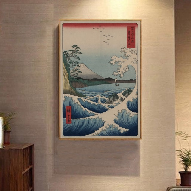 Japanese Traditional Landscape Poster Canvas Art