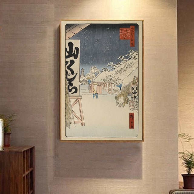 Japanese Traditional Landscape Poster Canvas Art