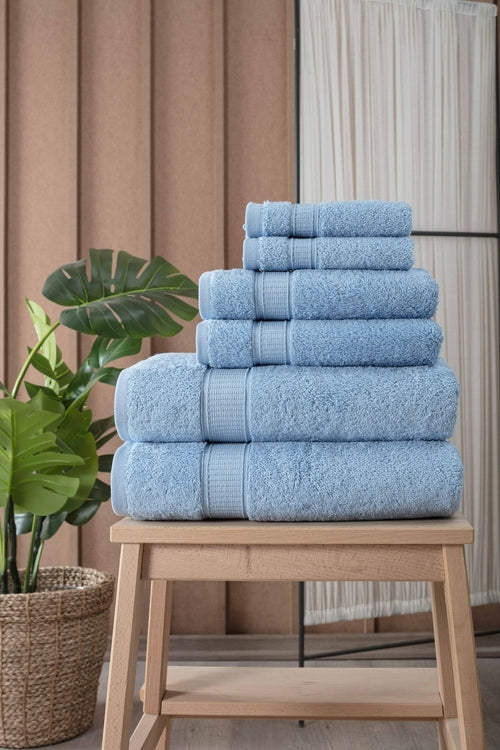 Turkish Cotton Full Bath Towel Set of 6