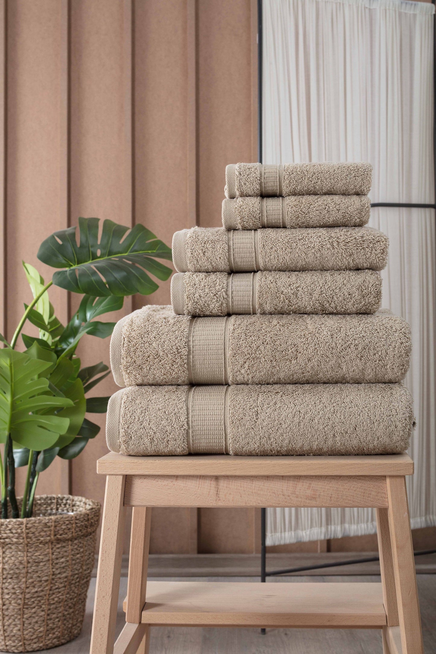 Turkish Cotton Full Bath Towel Set of 6