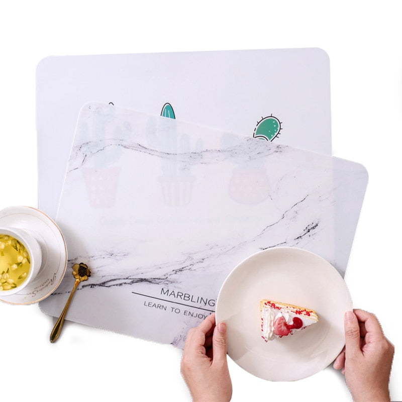 NEW Silicone Waterproof Placemat Table Mat Heat Insulation Anti