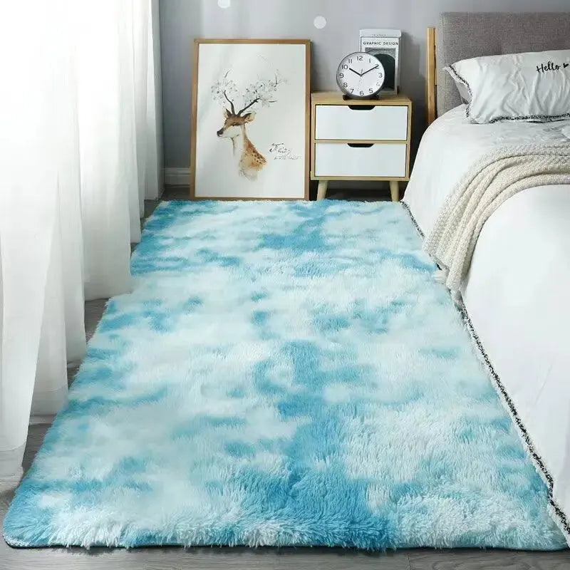 VIKAMA Fluffy Rugs Shaggy Bedroom Area Rugs Shaggy Non-Slip Rugs,