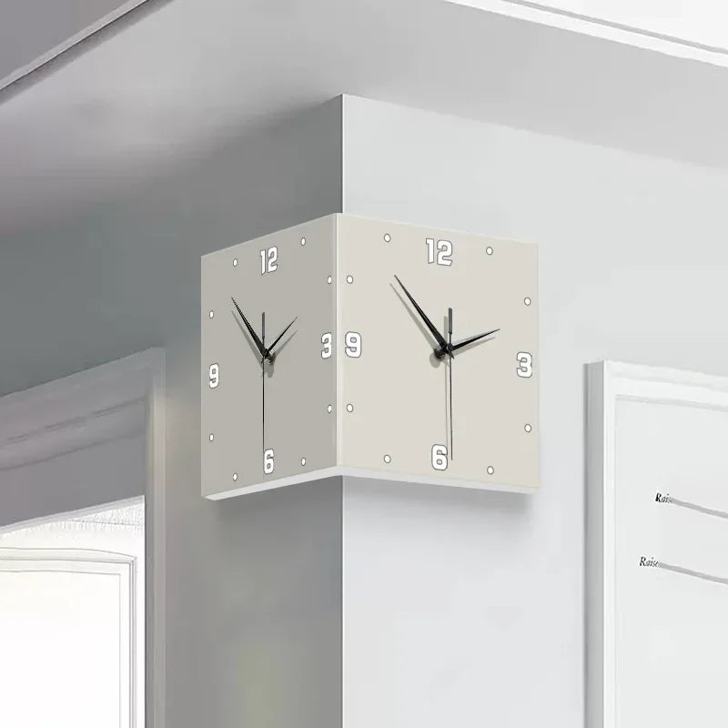 Modern LED Minimalist Clock Wall Lamp Home Decoration Corridor Corner