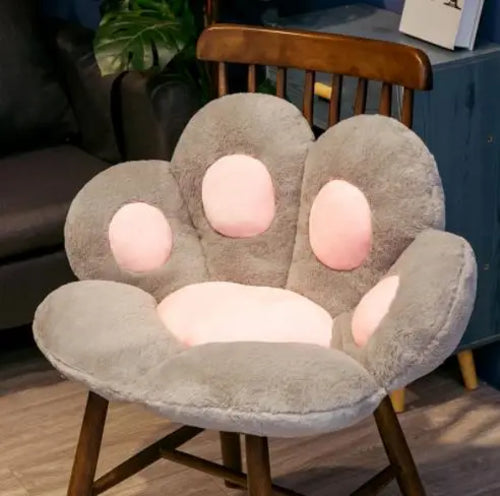 70*60cm Kawaii Cat Paw Plush Toys Cute Soft Stuffed Floor Cushion