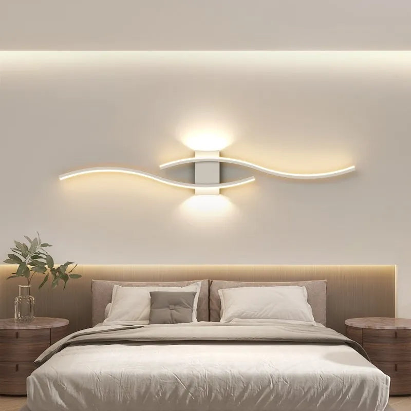 Moder LED Wall Lamp Long Strip Wall Lamps TV Background Decorative