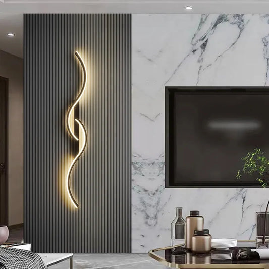 Modern LED Wall Lamp Minimalist Led Light Bedroom Bedside Long Strip