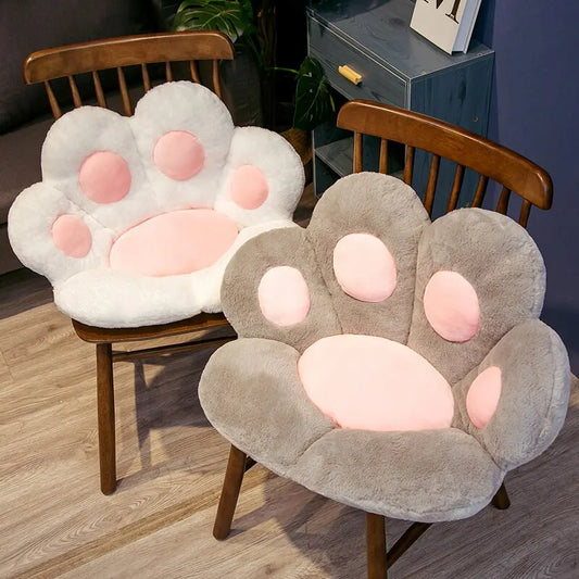 70*60cm Kawaii Cat Paw Plush Toys Cute Soft Stuffed Floor Cushion