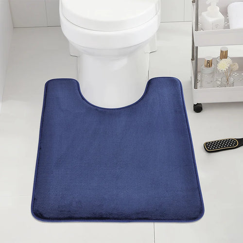 U-SHAPE Bathroom Floor Mat Toilet Mat Anti-slip Bathroom Mat Absorbent