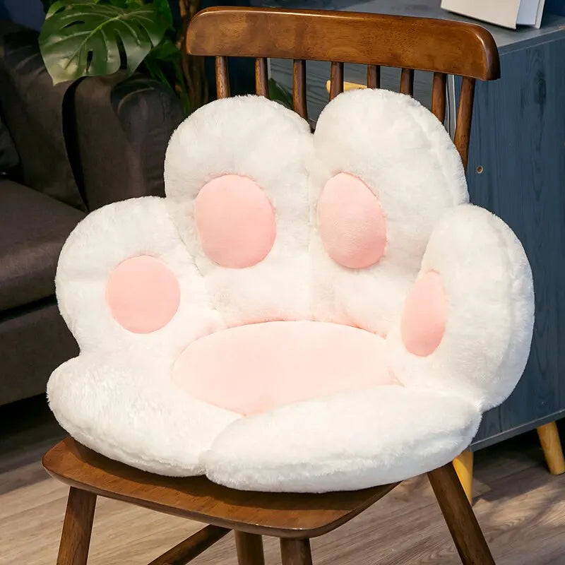 70*60cm Kawaii Cat Paw Plush Toys Cute Soft Stuffed Floor Cushion