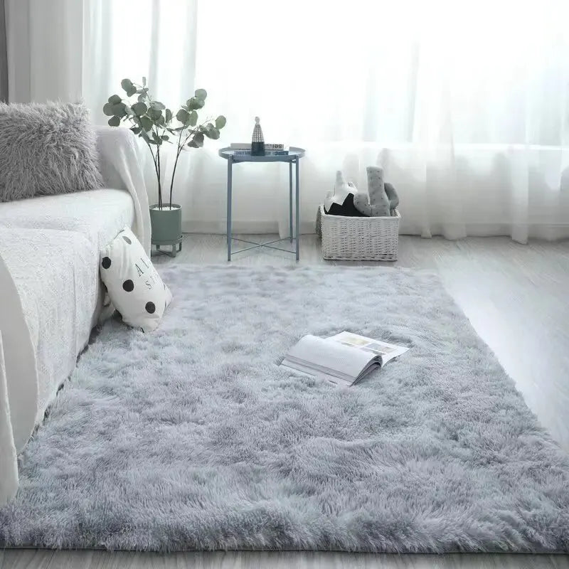 VIKAMA Fluffy Rugs Shaggy Bedroom Area Rugs Shaggy Non-Slip Rugs,