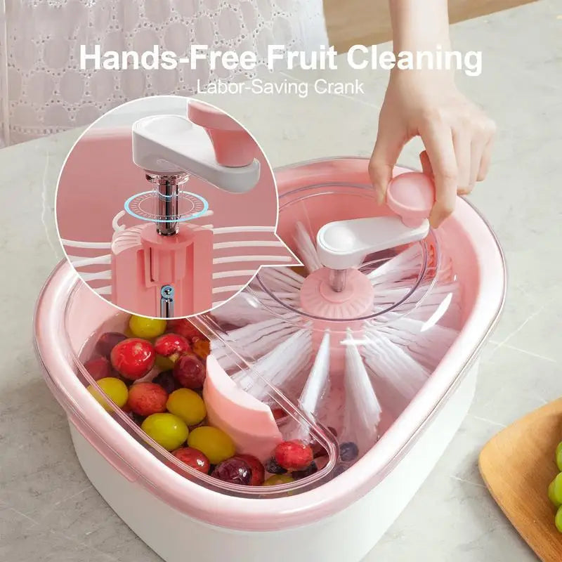 Washing Spinner Fruits Scrubbing Fruit Washer Strainer Salad Spinner