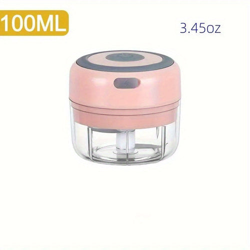 Compact Electric Garlic Crusher  USB Meat Grinder 100250Ml