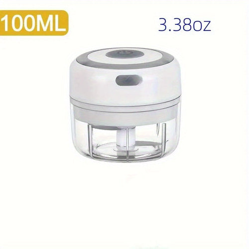 Compact Electric Garlic Crusher  USB Meat Grinder 100250Ml