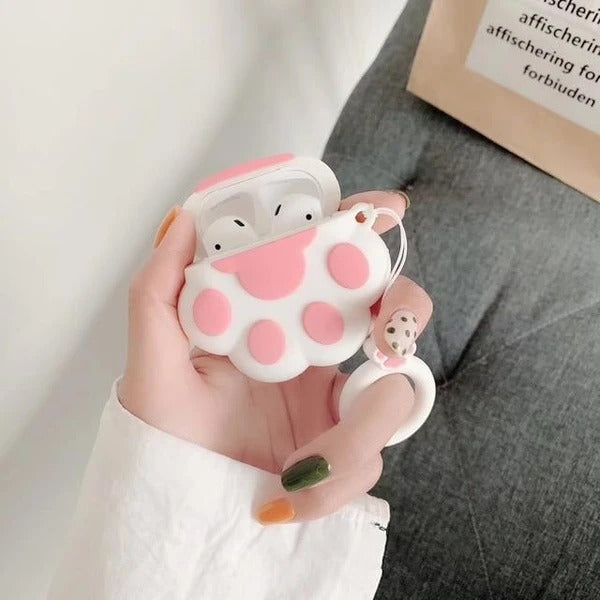 AirPods Dog Foot Silicone Case Cover