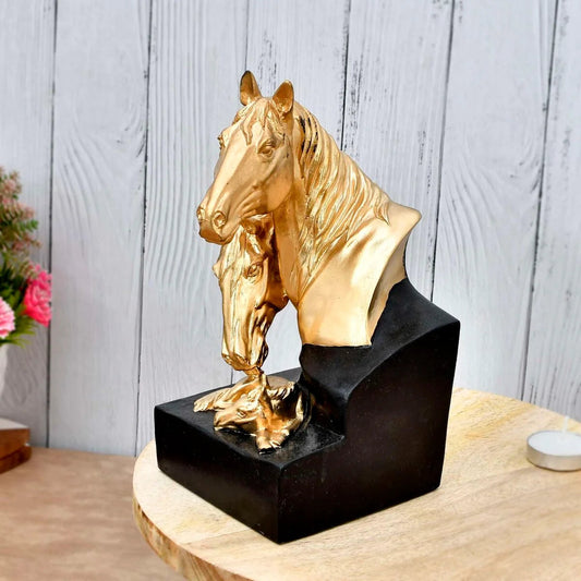 Horse Face Statue Bookend